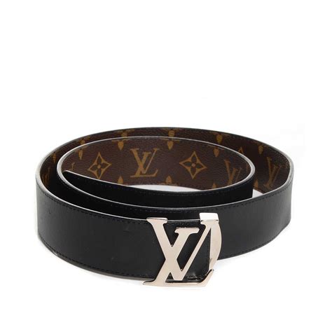 Louis Vuitton Monogram LV Initials 40mm Reversible Belt, 95 / 38